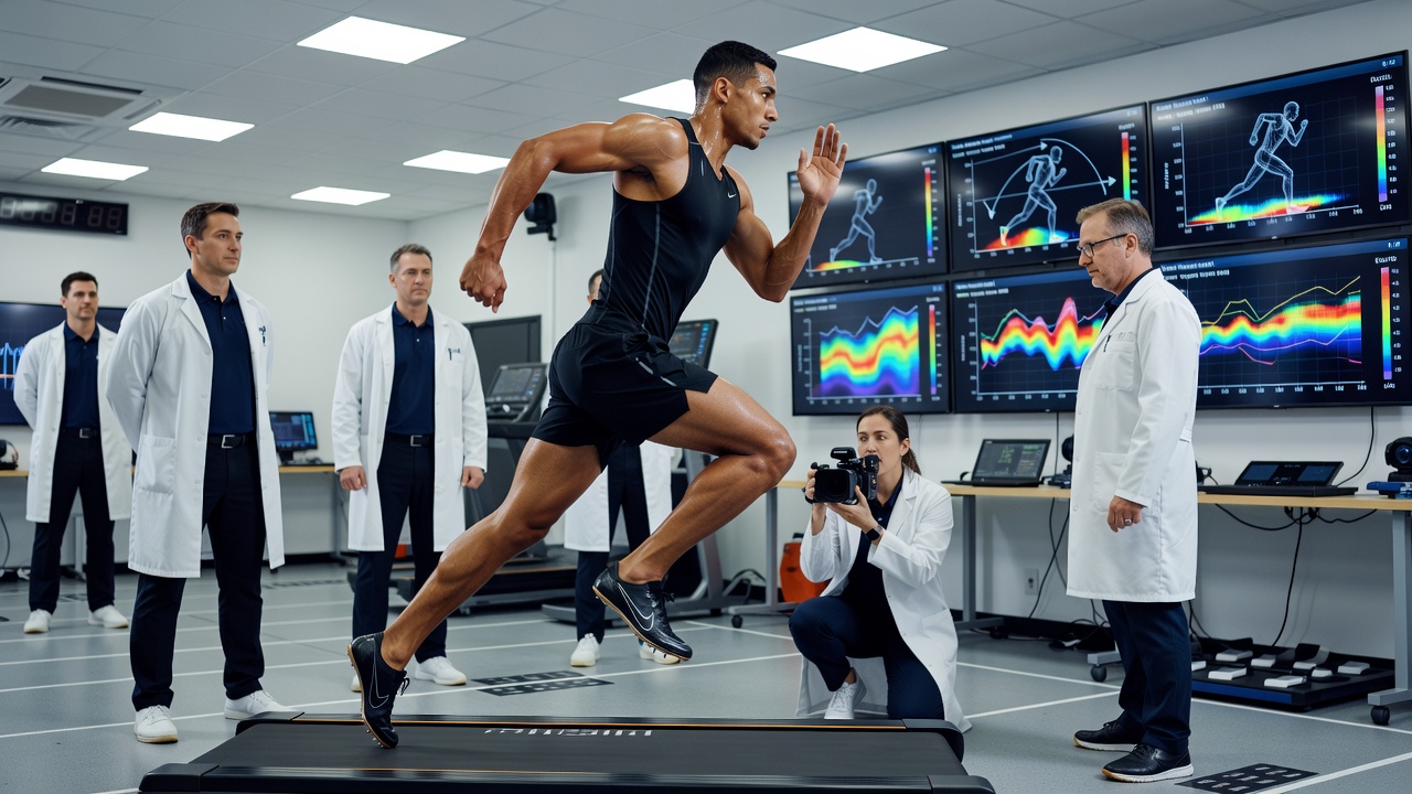High performance athletic training analysis evaluating recovery markers